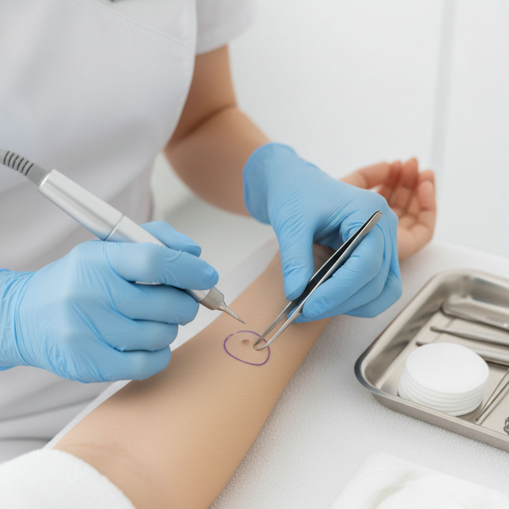 הסרת נגעים וסרחי עור בראש העין - טיפול מתקדם ובטוח